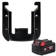 Uchwyt na baterie Milwaukee M18 Click Czarny