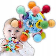 GRYZAK MONTESSORI ZABAWKA SENSORYCZNA ANTYSTRESOWA DLA NIEMOWLĄT 0+