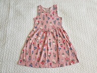 Cool Club sukienka różowa w kwiatuszki nowa roz 122-128