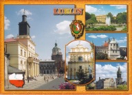 LUBLIN - RATUSZ - PL. LITEWSKI - KLASZTOR - KOŚCIÓŁ - WIEŻA - HERB - MAPKA