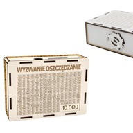 SKARBONKA WYKREŚLANA PREZENT CEL 10000 PERSONALIZACJA WYZWANIE OSZCZĘDZANIE