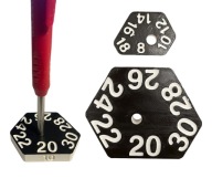 PRZYMIAR DO TRASOWANIA 8-18mm i 20-30mm PICA szablon LYRA DRY PROFI festool