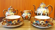 Piękny, stary zestaw chińskiej porcelany do kawy i herbaty – dla 2 osób