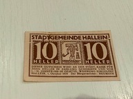 10 Heller (Hallein) notgeld Austria; N#211836; stan XF