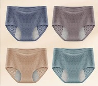 Śliczna bielizna urologiczno menstruacyjna 5XL beż