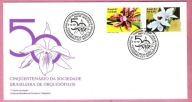 Brazylia 1987 FDC, kwiaty, orchidea