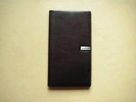 Wizytownik skórzany duży brązowy - Vip Collection.