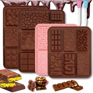 4x FORMA DO CZEKOLADY DUBAJSKIEJ FOREMKI SILIKONOWA PREZENT WIELKANOC