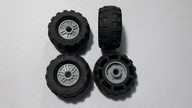 LEGO KOŁA J.SZARE 18x14 OPONA 37x18R 55981c04 4 szt.