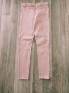 Spodnie rurki DENIM dziury 146