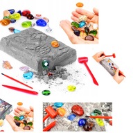 WYKOPALISKA KOPALNIA KRYSZTAŁÓW DIAMENTÓW ZABAWKA ARCHEOLOG ARCHEOLOGICZNE