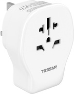 ADAPTER PODRÓŻNY TESSAN UK DO EU ,USB 2x C PRZEJŚCIÓWKA DO GNIAZDKA