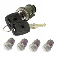 5X WKŁADKA ZAMKA DRZWI KLAPY STACYJKA FIAT DOBLO PANDA BRAVO BRAVA MAREA