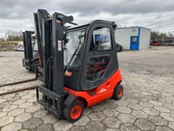 WÓZEK WIDŁOWY LINDE H18T rok 2001 triplex kabina h16 gaz