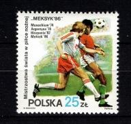 Polska / Fi. 2880 ( Mistrzostwa świata w piłce nożnej - Meksyk 86 ) czysty