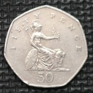 *WIELKA BRYTANIA [0172] *50 PENCE 1997 FIFTY Pence *Elizabeth II
