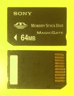 MEMORY STICK DUO 64 MB >> S O N Y >> Made in JAPAN