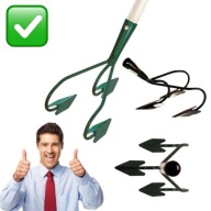 KULTYWATOR RĘCZNY ZĘBY OGRODOWY DO TRAWY ZIEMI SPULCHNIACZ | KARD