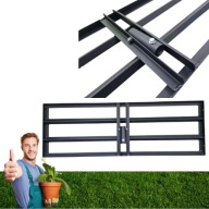 RĘCZNY NIWELATOR TERENU LEVELAWN LEVEL RAKE RÓWNANIE TRAWNIKA METAL 90X30CM