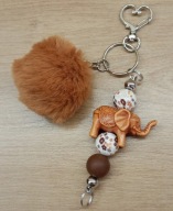 Brelok Słonik Słoń zawieszka pompon 6423 Oliwia Kurowska, Kuba Kurowski