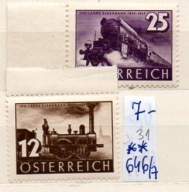 Austria 31 , nr 646/ 7 , **
