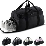 Torba sportowa na siłownię przegródka na buty 47x25x27cm fitness podróże