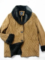 Dennis Basso ekskluzywny kożuch od projektanta j.nowy niezwyky 44/46