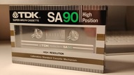 Kaseta magnetofonowa TDK SA 90 1982r Nowa Opis?
