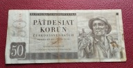 50 KORON CZECHOSŁOWACJA 1950 ser.A st.-3