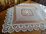 Obrus - szydełkowy