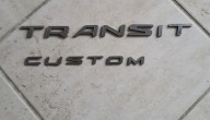 Ford Transit Custom II 24- Tył Emblemat Znaczek tylny Litery modelu