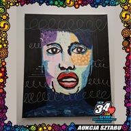 Obraz akrylowy - abstrakcyjny porter - Aukcje 34. Finał WOŚP