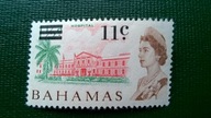Bahamy Bahamas ** 11c przedruk QEII kolonie angielskie brytyjskie