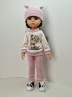 Ubranko komplet zestaw dla lalki Paola Reina 32cm dres 3w1 miś