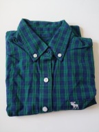 Abercrombie & Fitch damska koszula bawełniana w kratę r S