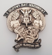 Znaczek, odznaka, blacha zlotowa, motocyklowa No.2253