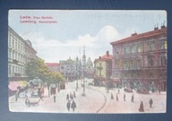 LWÓW PLAC HALICKI Z/O STEMPEL POCZTY POLOWEJ DO GNIEZNA STAN DOBRY