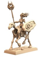 Eternal Rider on Skeletal Steed Wampirzyca Pinup A D&D RPG Druk 3D NSFW