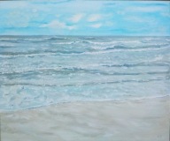 BAŁTYK obraz olejny na płótnie 50X40