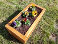 Donica drewniana ogrodowa sosnowa