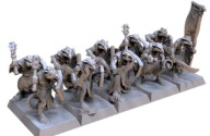 Zestaw figurek skaven wojowników warrior