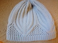 Szara czapka jak nowa