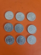 Czechosłowacja 10 halerzy 1975,76,77,78,82,84,86,88,89