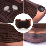 Poduszka masująca do szyi, karku, pleców grzejąca masażer prezent