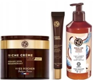 RICHE CREME: 1 x Krem Dzień/Noc 75ml + Krem Oczy+ Mleczko kokos YVES ROCHER