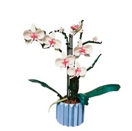 BUKIET SZTUCZNYCH KWIATÓW KLOCKI DIY ZESTAW MODEL ROŚLIN DONICZKOWYCH