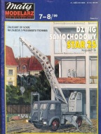 Mały Modelarz 7-8/1999 dźwig samochodowy STAR 25