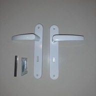 KLAMKA DO DRZWI DRZWIOWA SZYLD BIAŁA 72