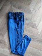 Crivit XS spodnie legginsy damskie getry fitness kiszeń regulowany-pas60