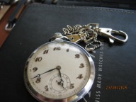 PIĘKNY UNIKAT- LANCO 15 JEWELS = KIESZONKA - SWISS